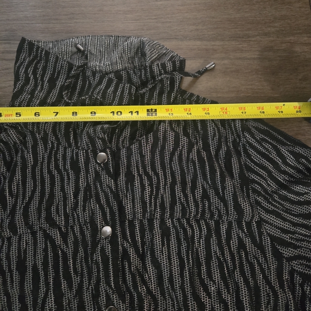 Ruby Rd. Black and Gray Utility Jacket - image 12